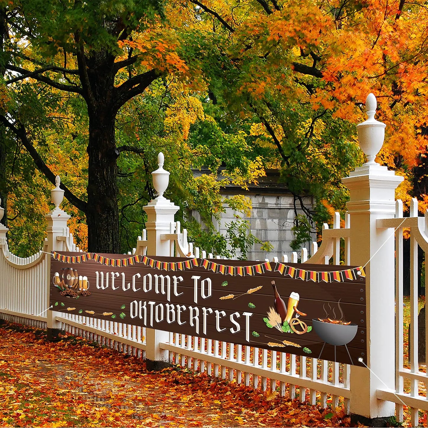 Oktoberfest Fence Banner