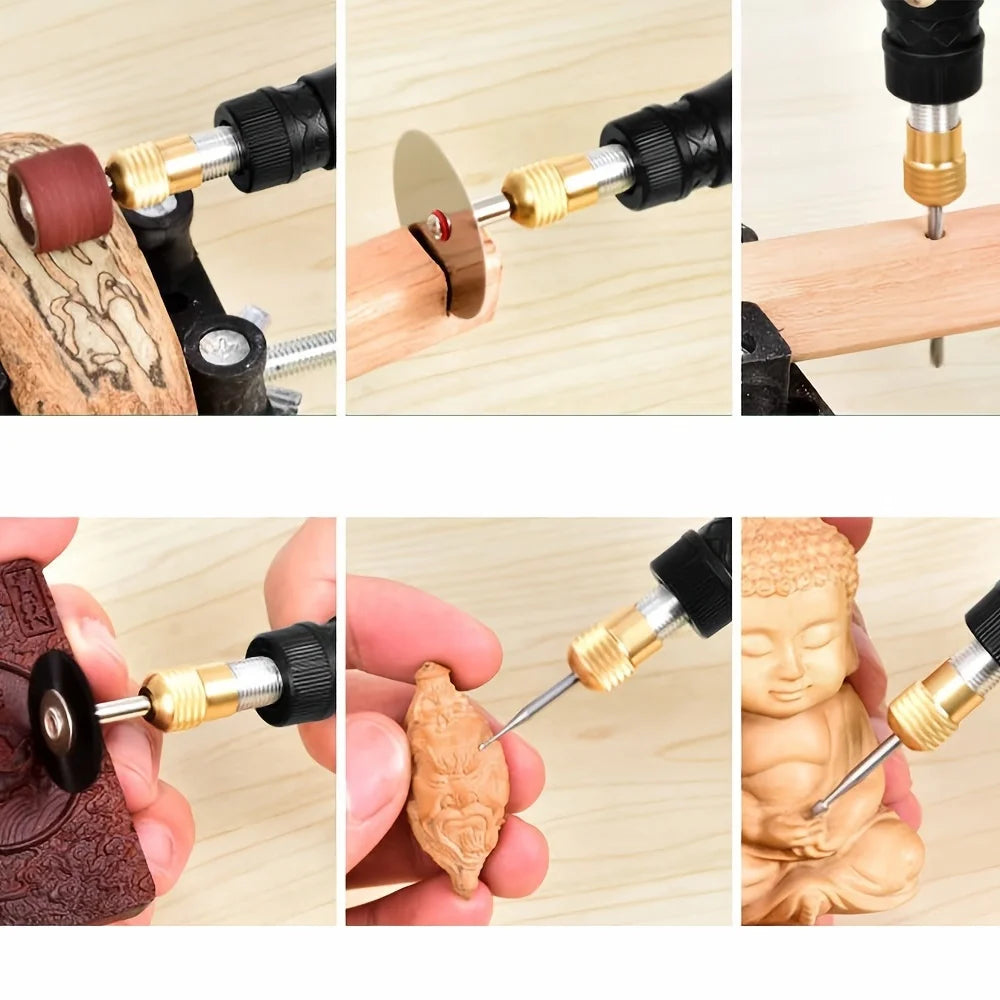 9V Mini  Drill Electric Carving Pen Variable Speed   Drill Rotary Tools Kit Engraver Pen for Grinding Polishing