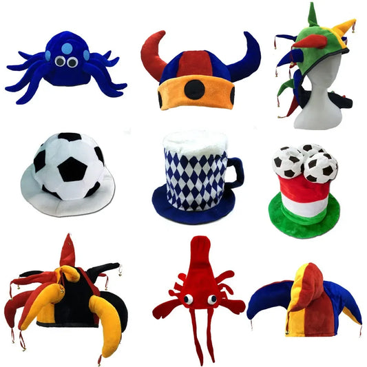 Kids Children Adult Pizza Hamburger Roasted Turkey Football Lobster Clown Hat Silly Costume Party Favors Easter Props  Halloween