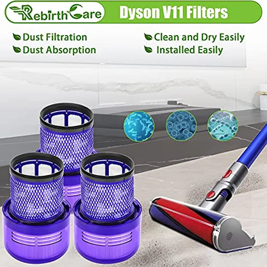 Washable Dyson V11 V15 filter Hepa Filter Vacuum cleaner Replacement Part Cordless Stick Vacuum Cleaner Post dyson V11 Filter