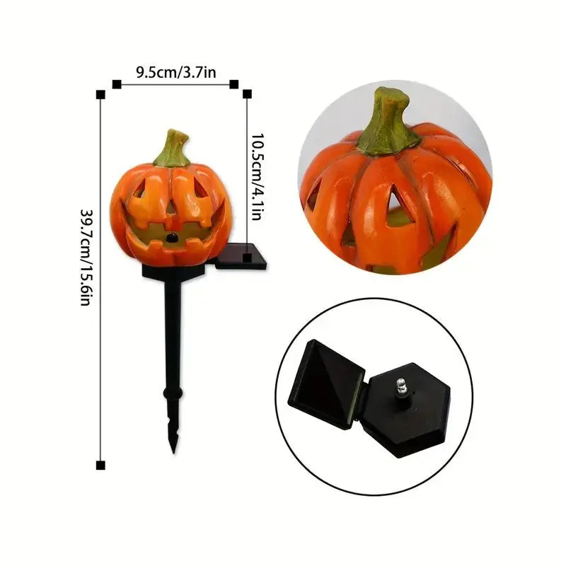 Halloween solar lamp, outdoor lawn solar lamp waterproof decoration, garden lawn decoration, Thanksgiving Halloween decoration