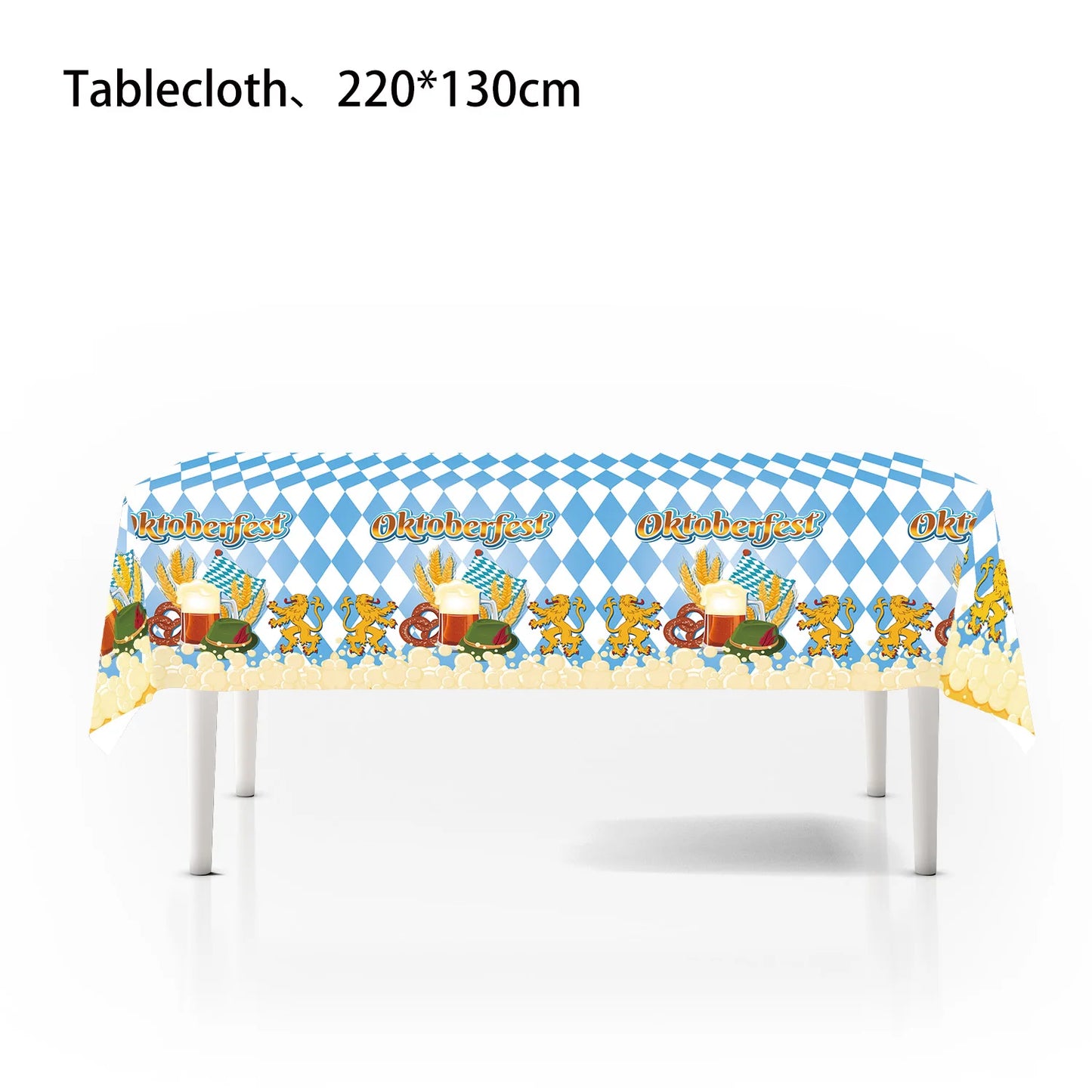 Oktoberfest themed party supplies set tableware decorate