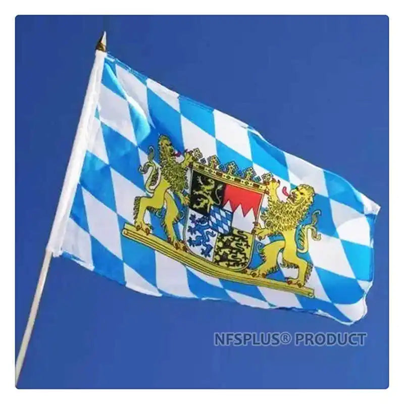 German Bavaria Flag Germany Deutschland 90x150cm Polyester Printed Bayern Bavarian Flags Banners For Decoration Celebration